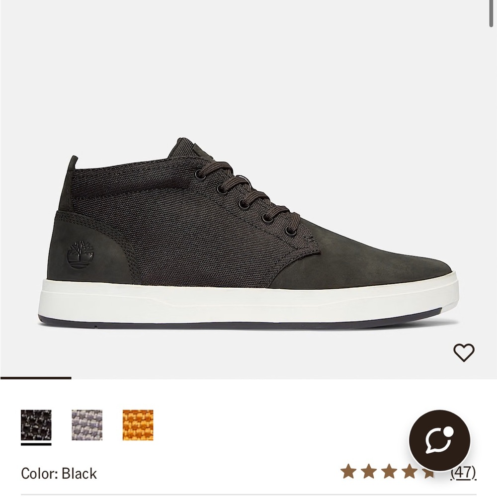 Timberland Black and White Casual Sneakers - Picture 6 of 6